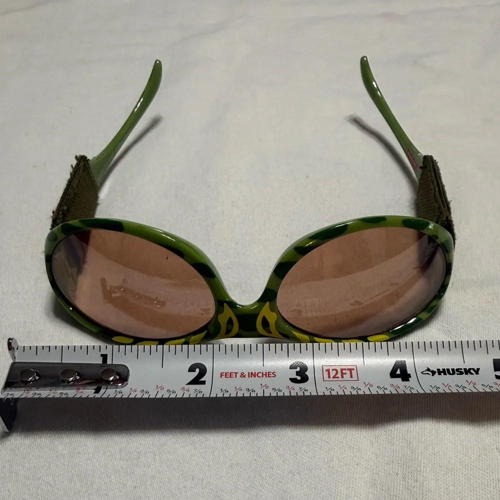 Green Dinosaur Pattern Sunglasses